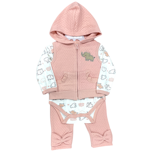 Conjunto de 3 piezas, Damasco