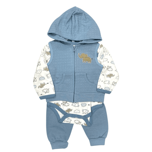 Conjunto de 3 piezas, Celeste - Palimu