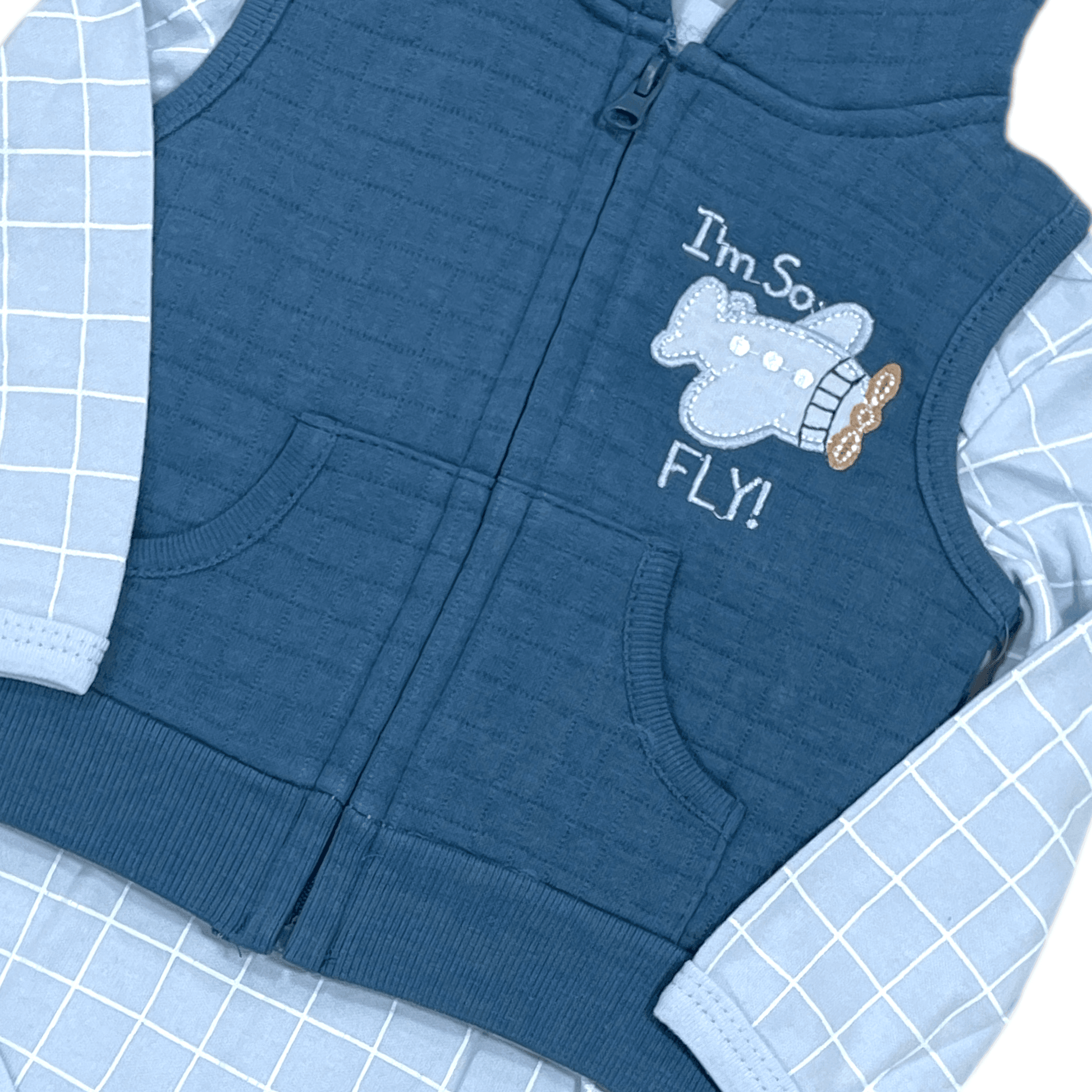Conjunto de 3 piezas, Azul - Palimu