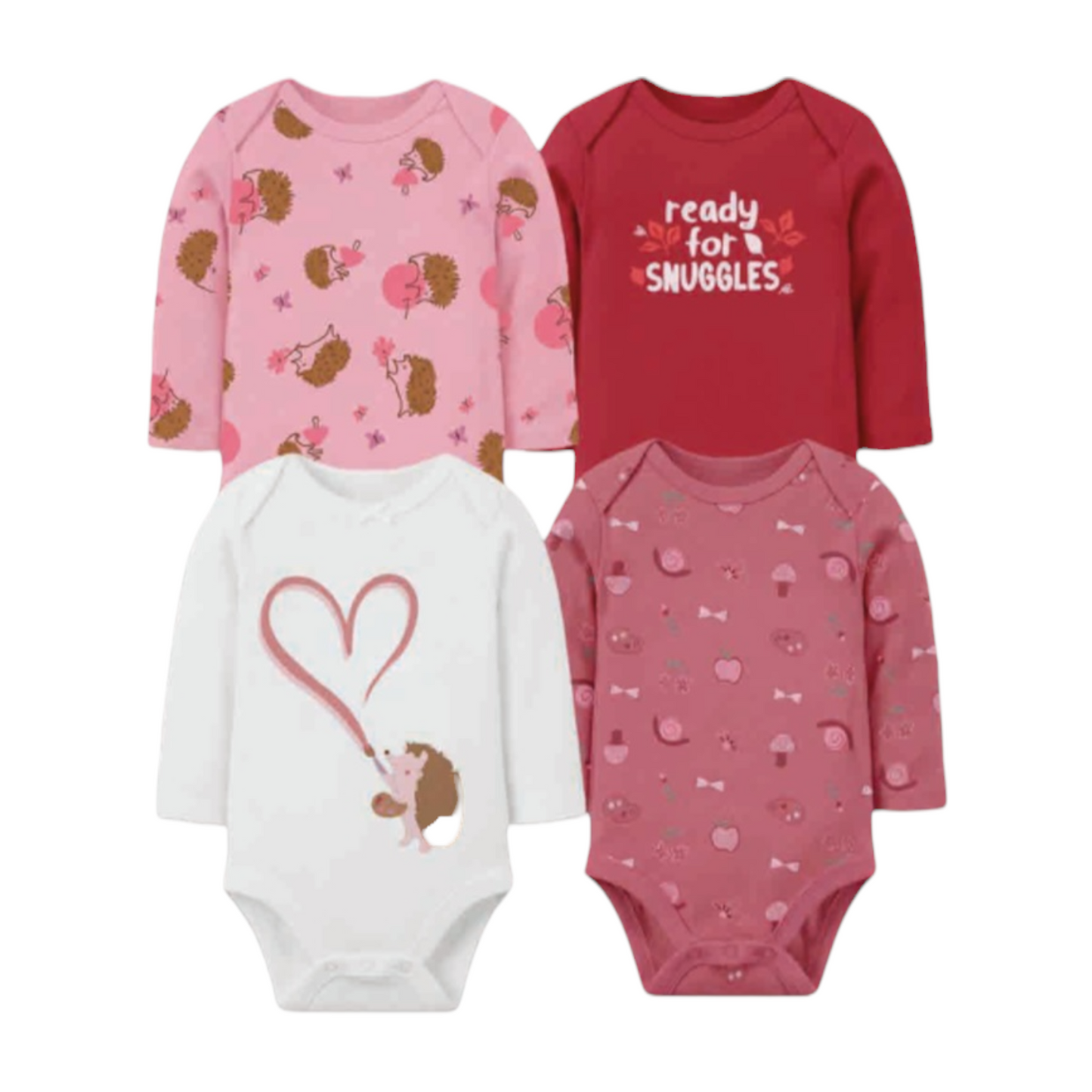 Set de 4 bodies, Snuggles