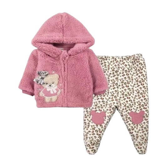Conjunto peludo beba