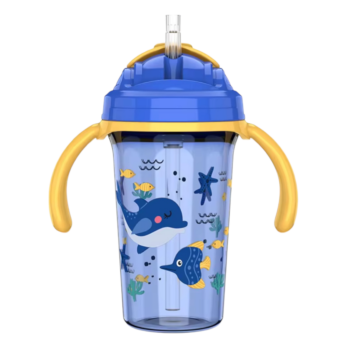 Vaso con bombilla 300ml