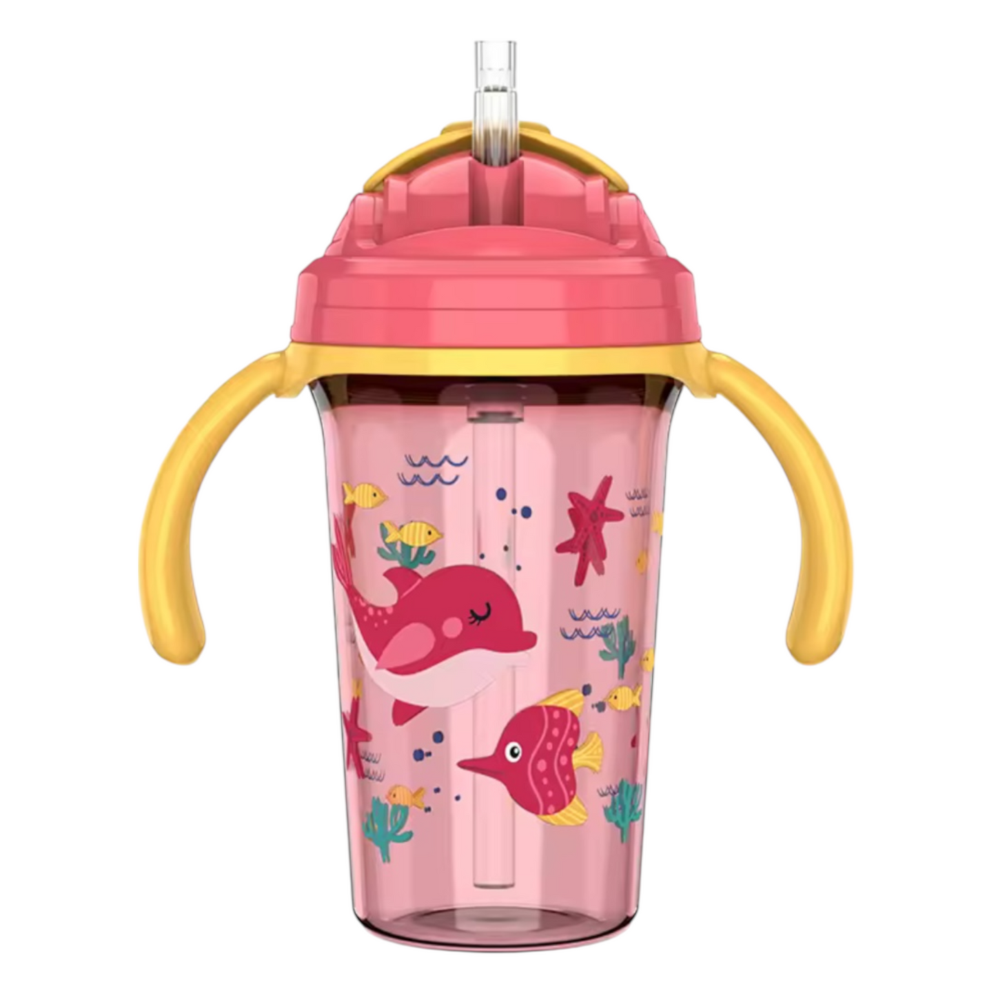 Vaso con bombilla 300ml