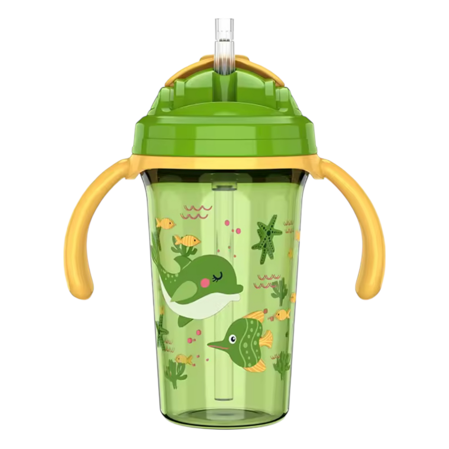 Vaso con bombilla 300ml