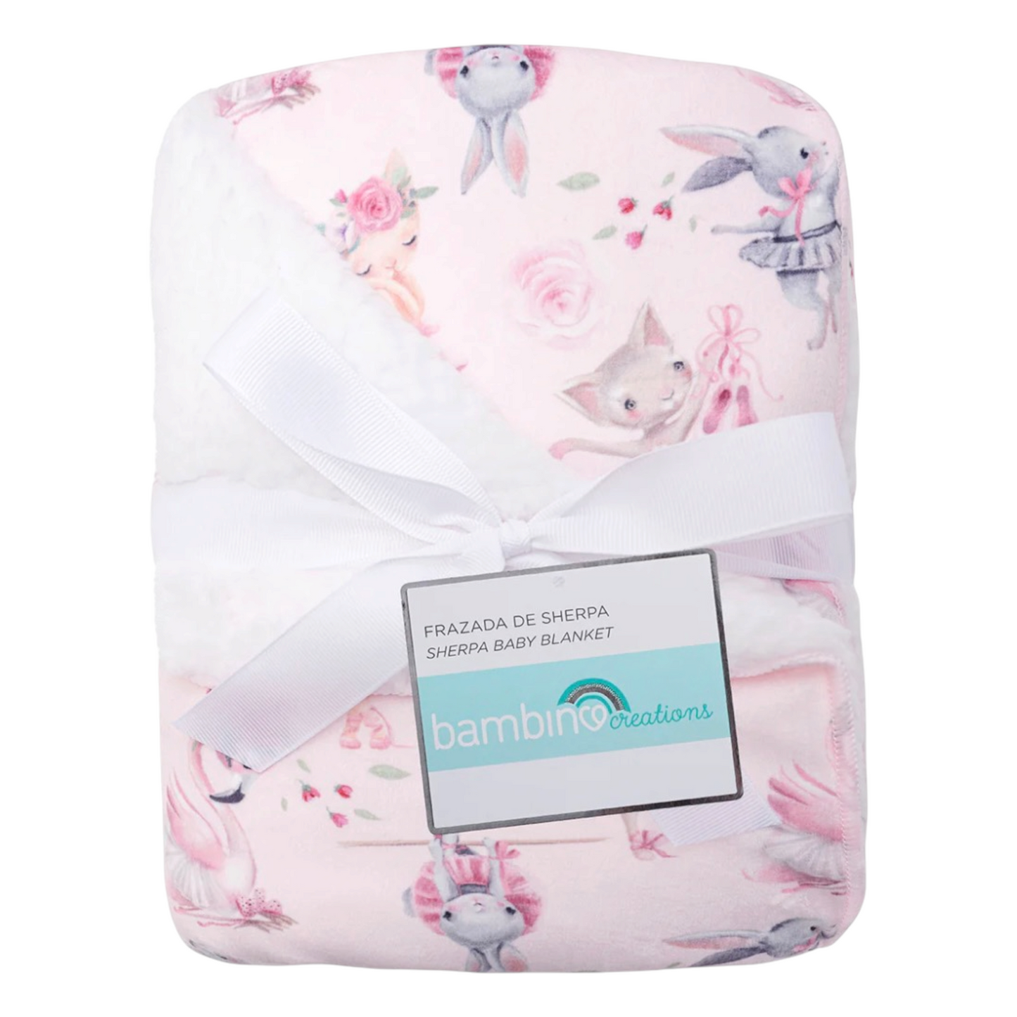 Manta Sherpa diseño Bailarinas