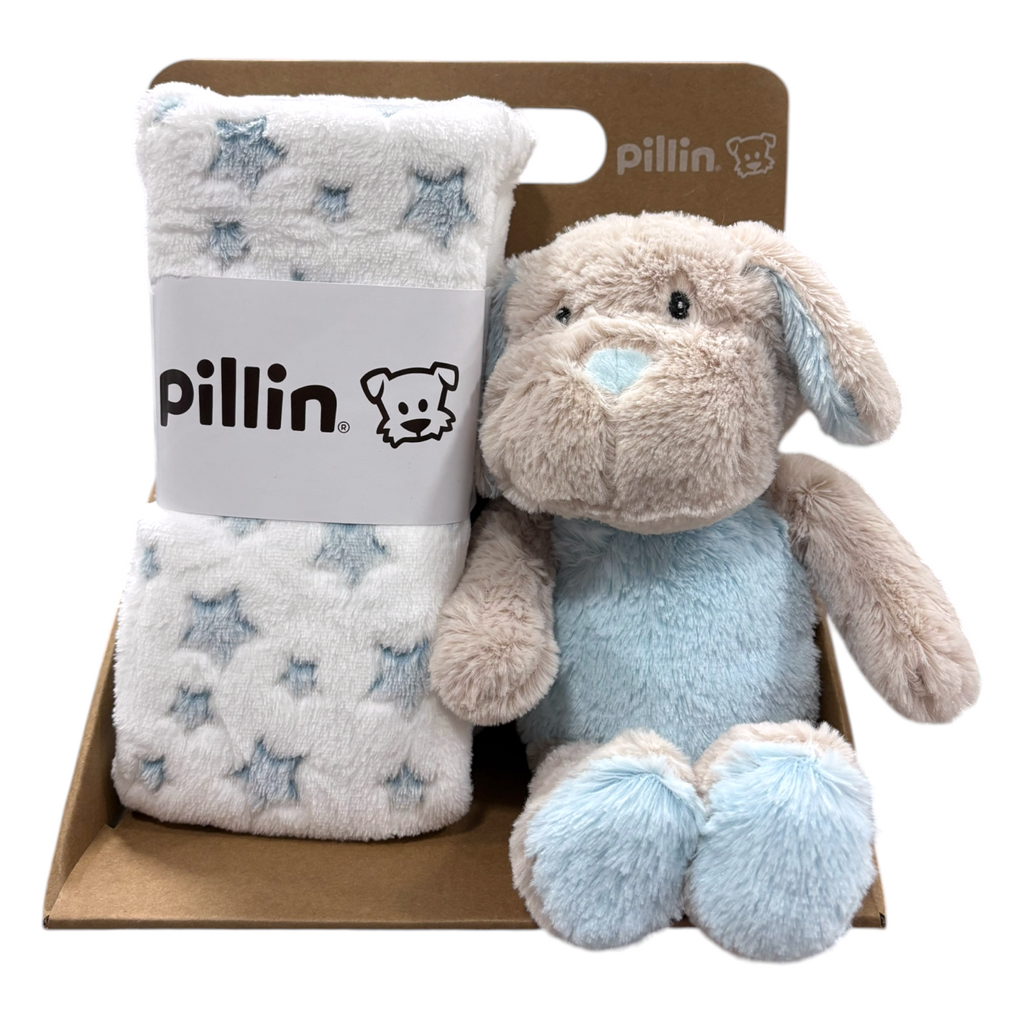 Manta con peluche, Perrito