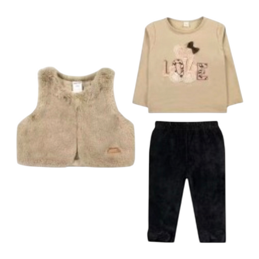 Conjunto beba beige