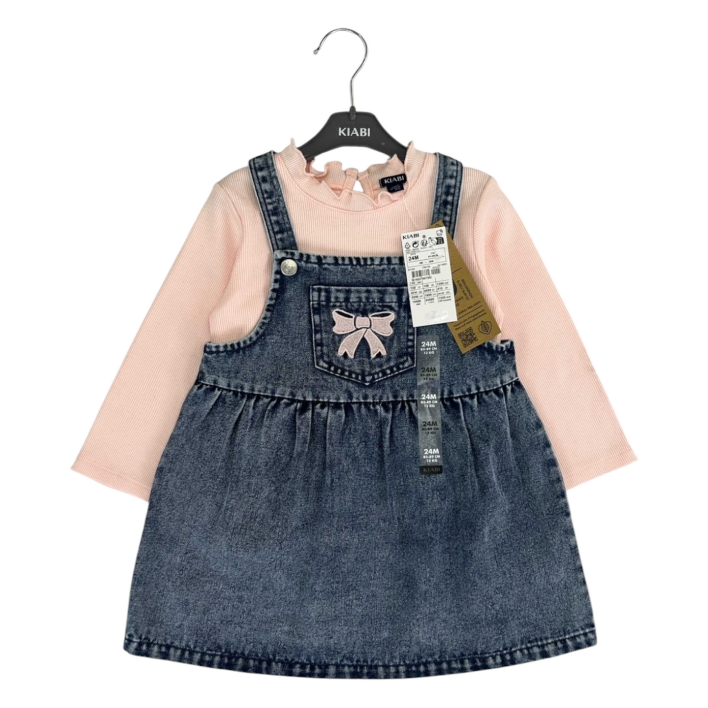 Conjunto jardinera + polera, 3 colores