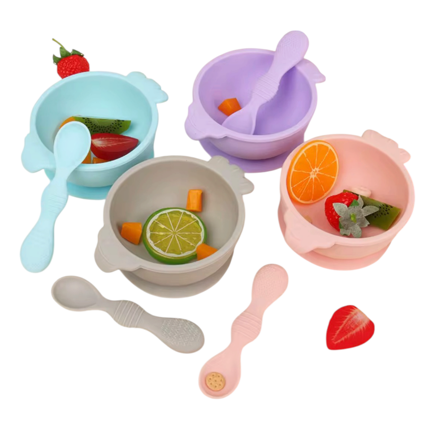 Bowl de silicona con cuchara