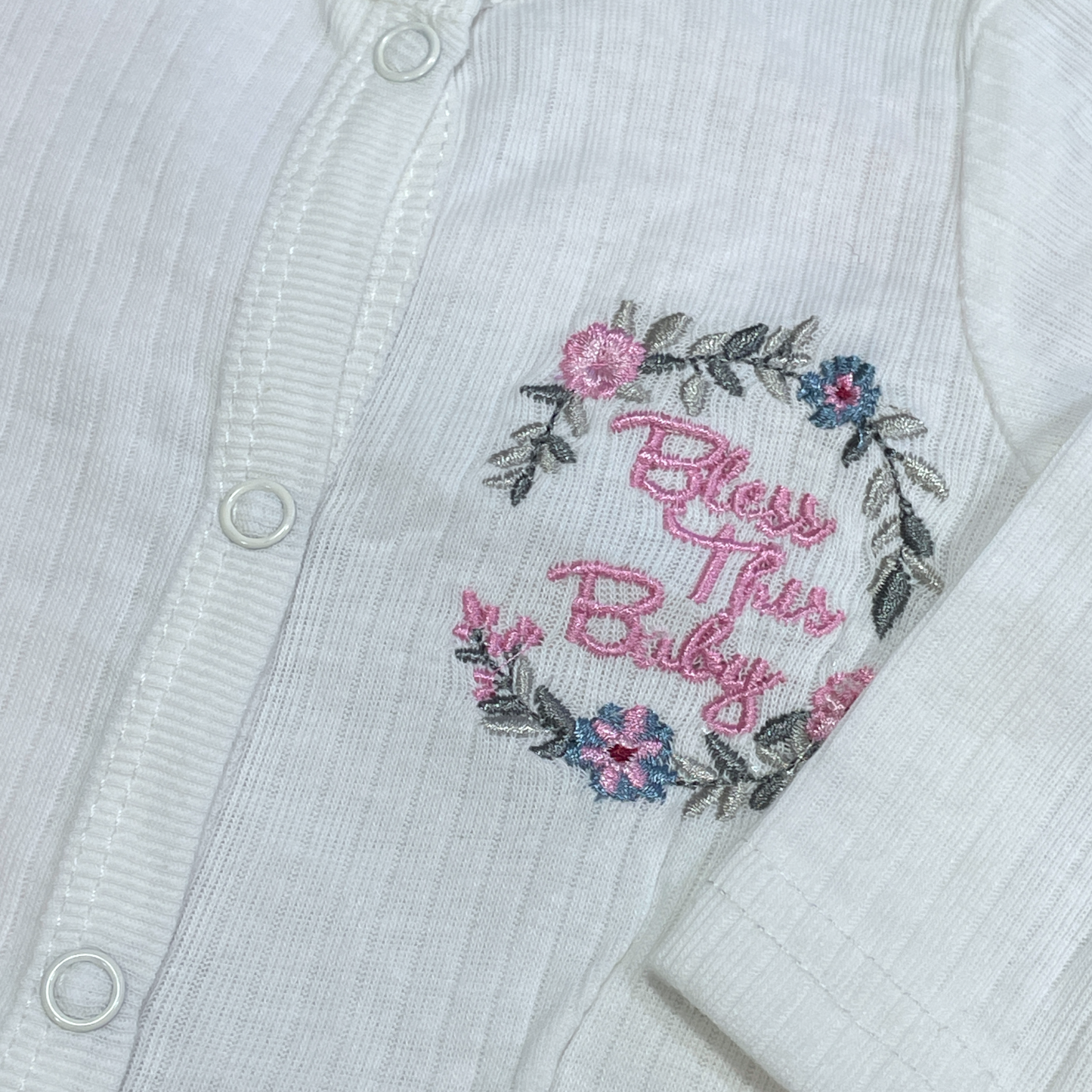 Tripack pijamas de algodón, Blanco