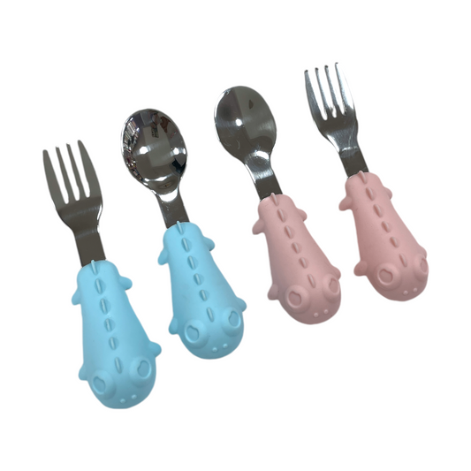Cubiertos de acero inoxidable para niños