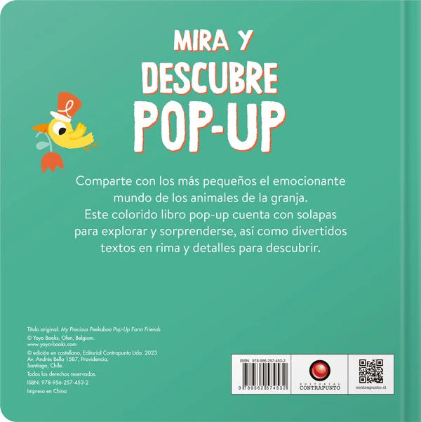 Amigos de la granja, libro Pop-up
