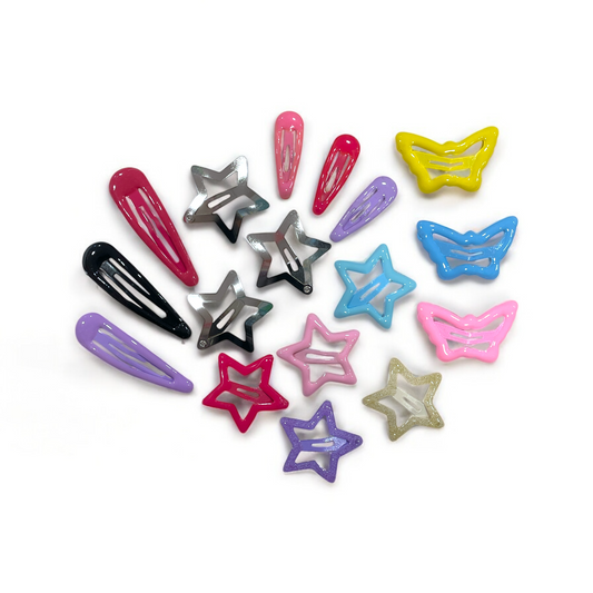 Set de pinches tictac lisos