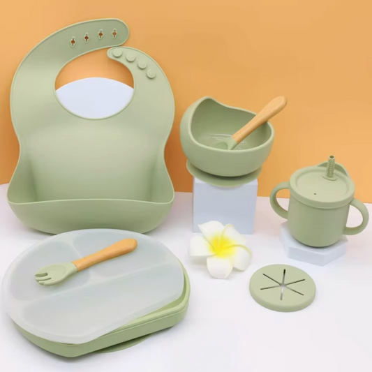 Set de alimentación de silicona Premium