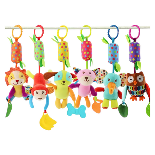 Sonajero de animalitos, colores