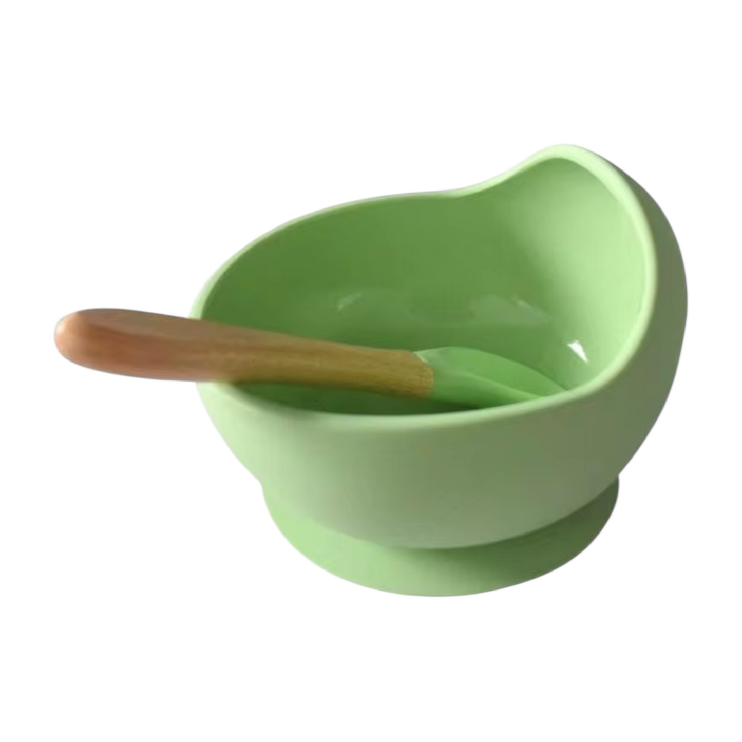 Bowl o tazón de silicona con cuchara