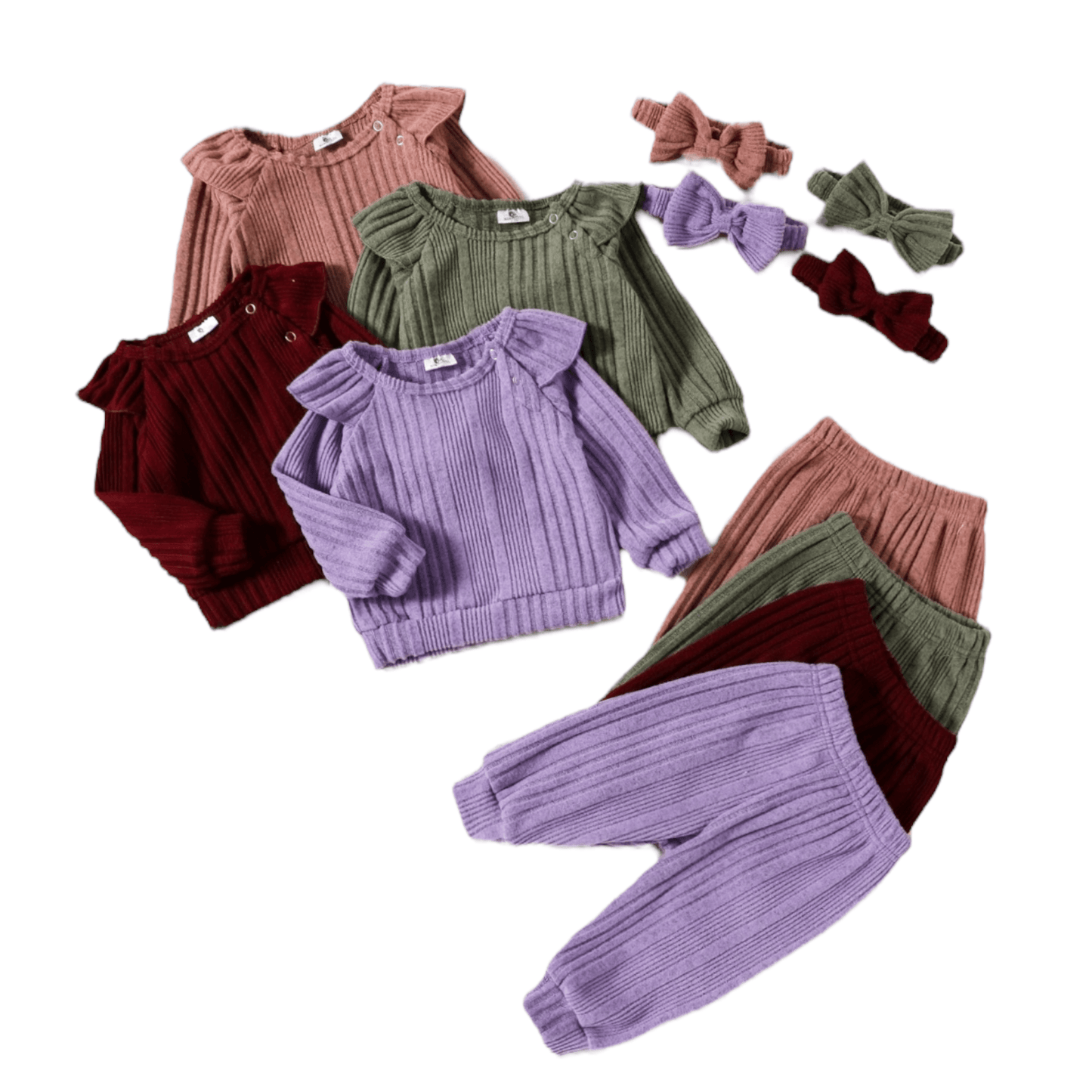 Conjunto de lanilla con cintillo - Palimu