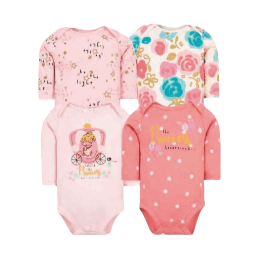 Set de 4 bodys, Princesas - Palimu