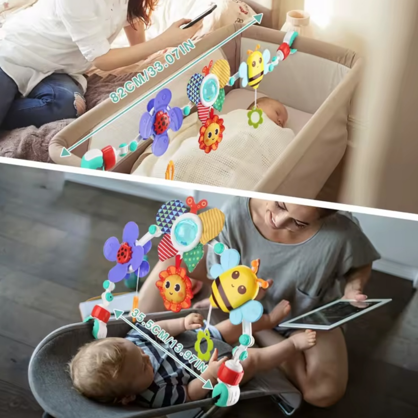 Arco didáctico para cochecito