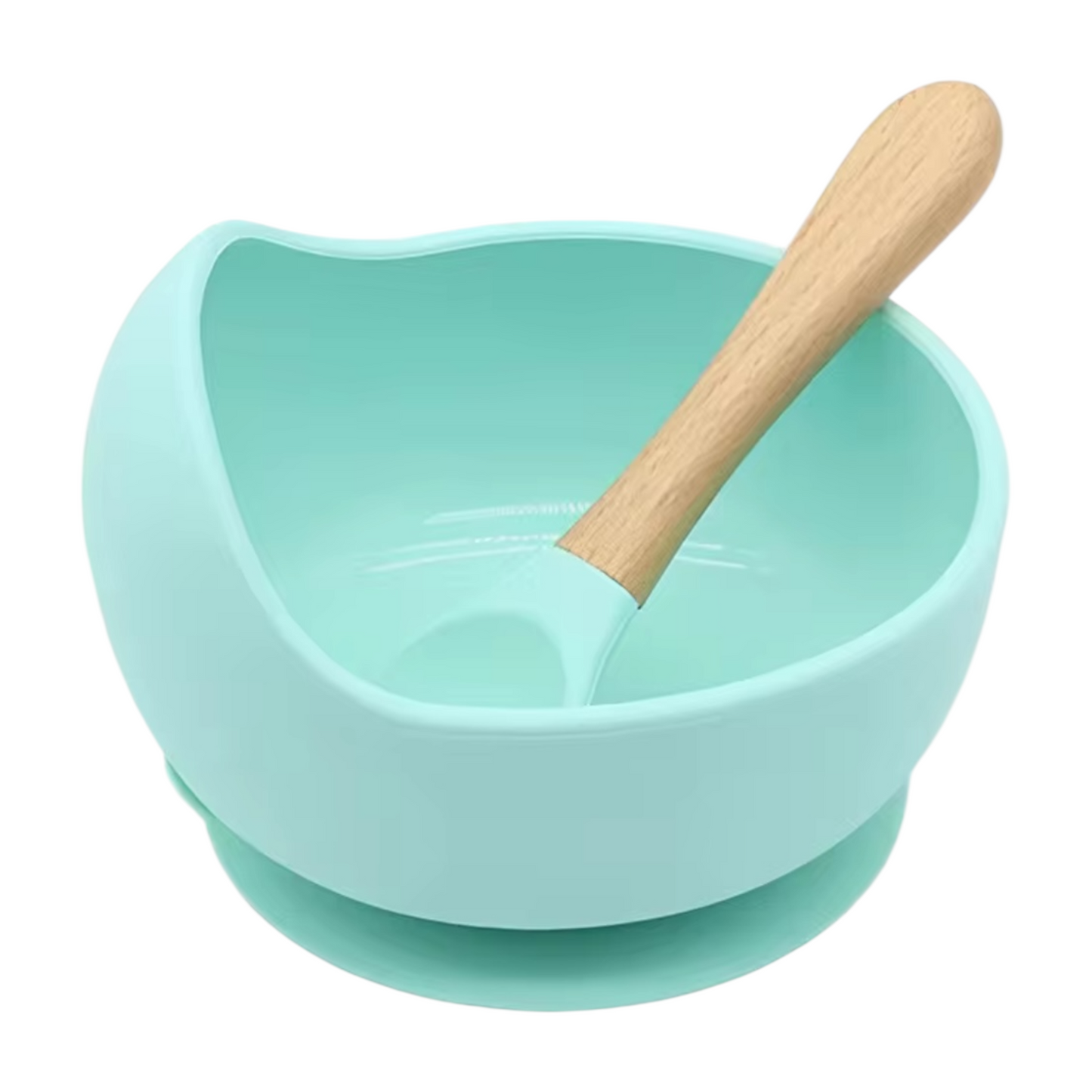 Bowl o tazón de silicona con cuchara