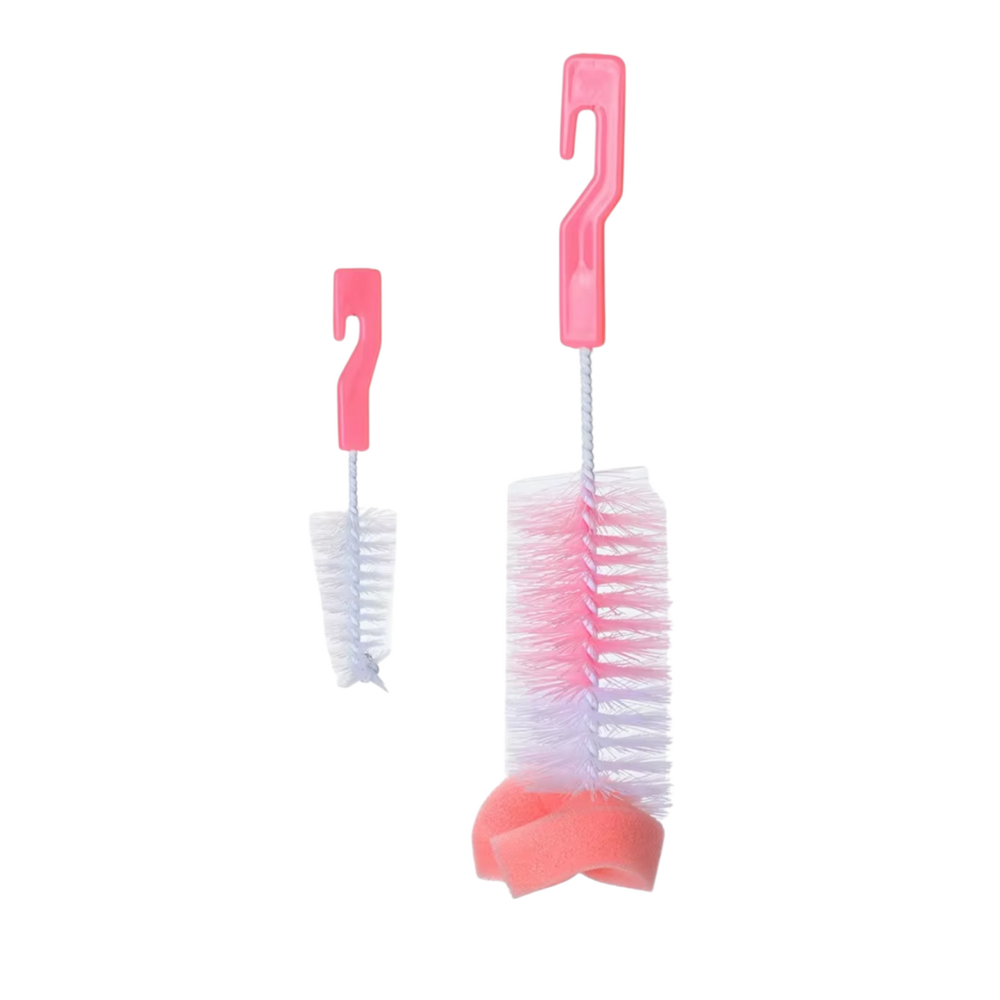 Set de 2 cepillos limpia mamaderas