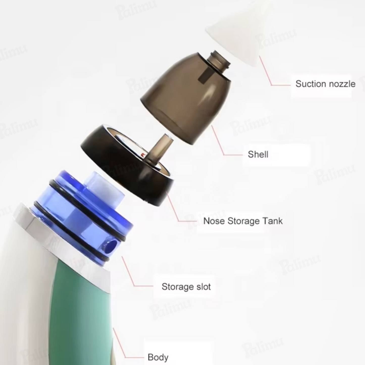 Aspirador nasal eléctrico para bebés