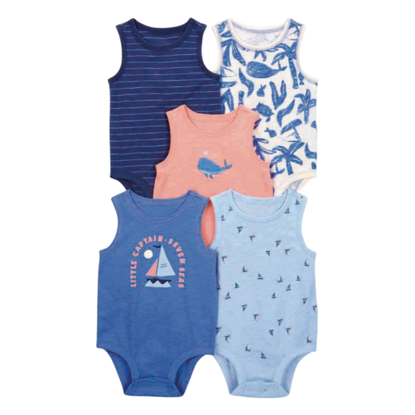 Set de 5 bodies Verano
