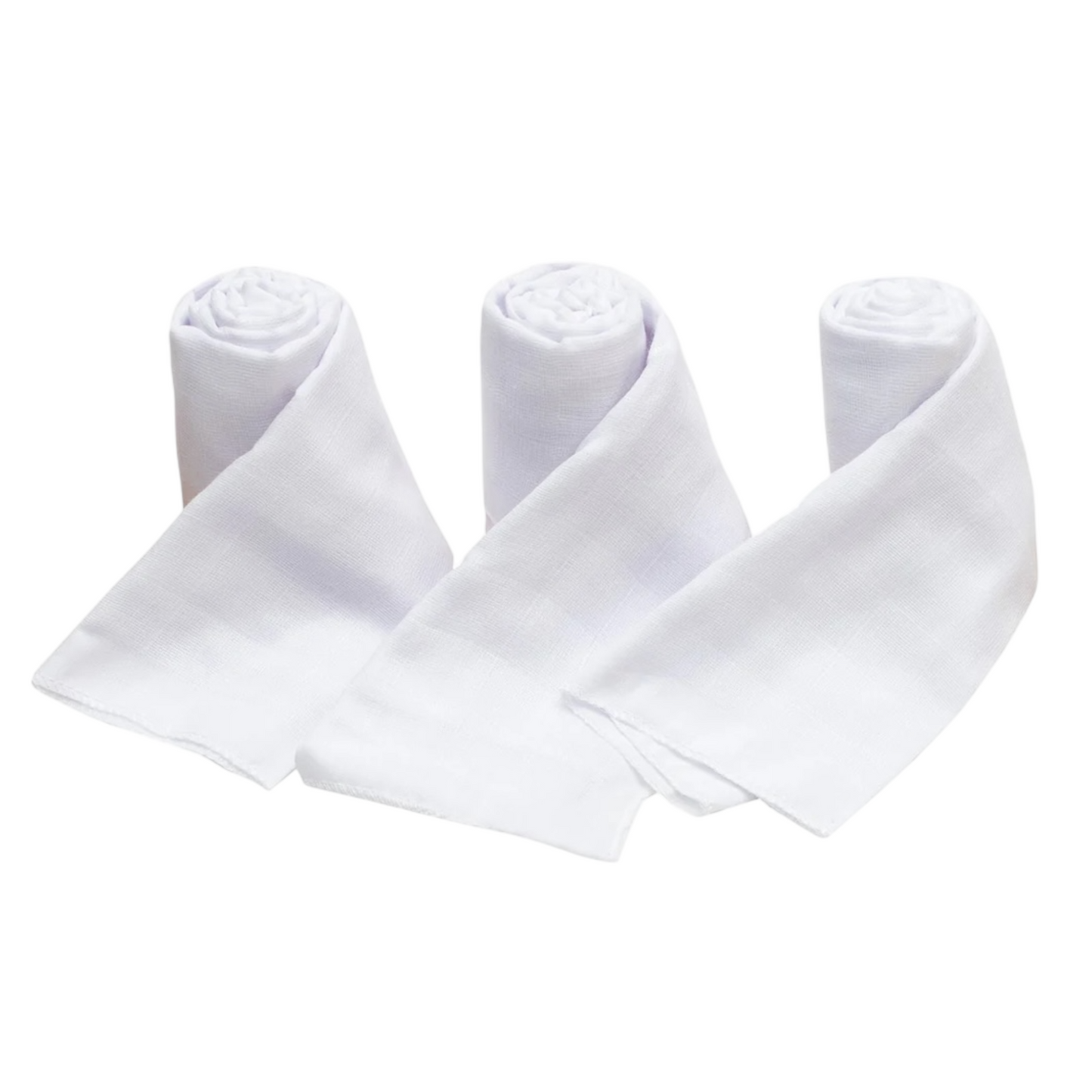 Set de 3 pañales tutos, Blancos