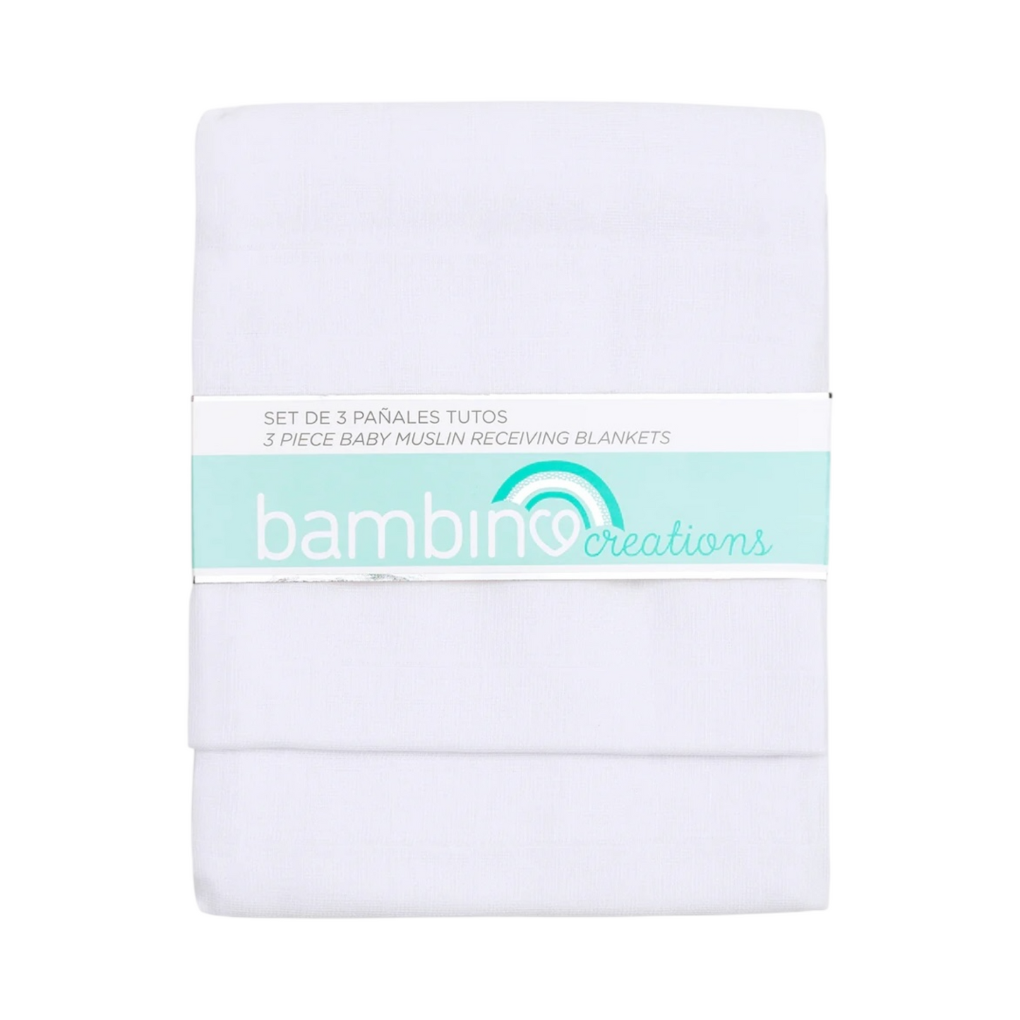 Set de 3 pañales tutos, Blancos