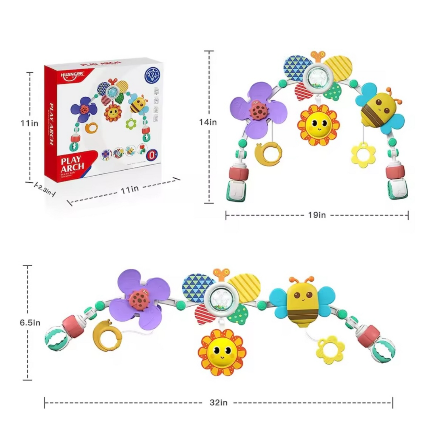 Arco didáctico para cochecito