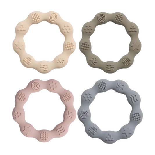 Mordedor circular con relieve