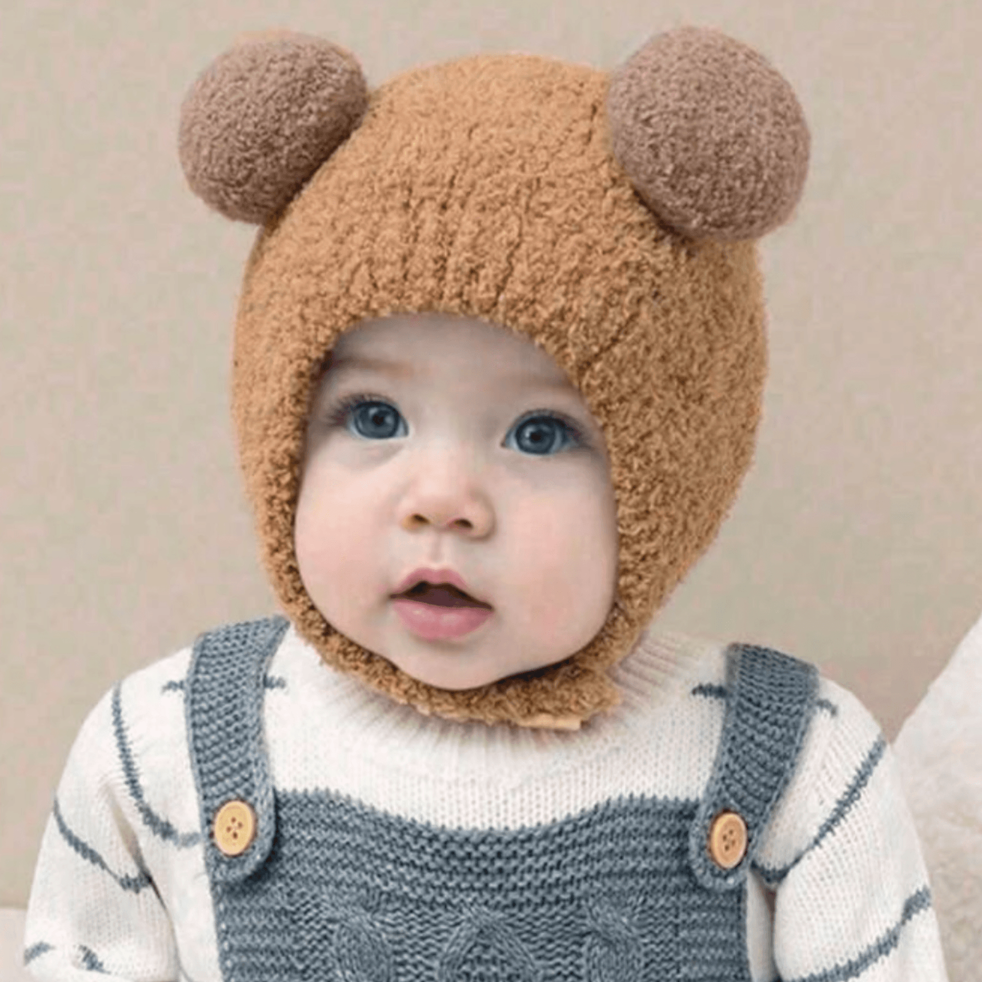 Gorro con orejitas suave - Palimu