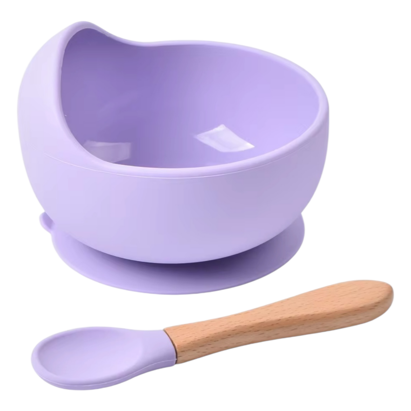 Bowl o tazón de silicona con cuchara