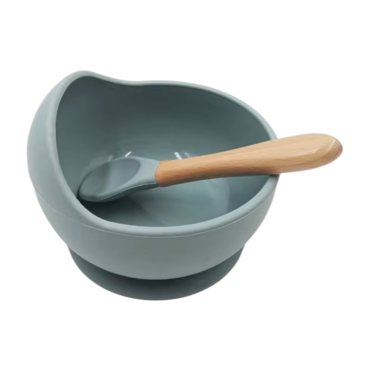 Bowl o tazón de silicona con cuchara