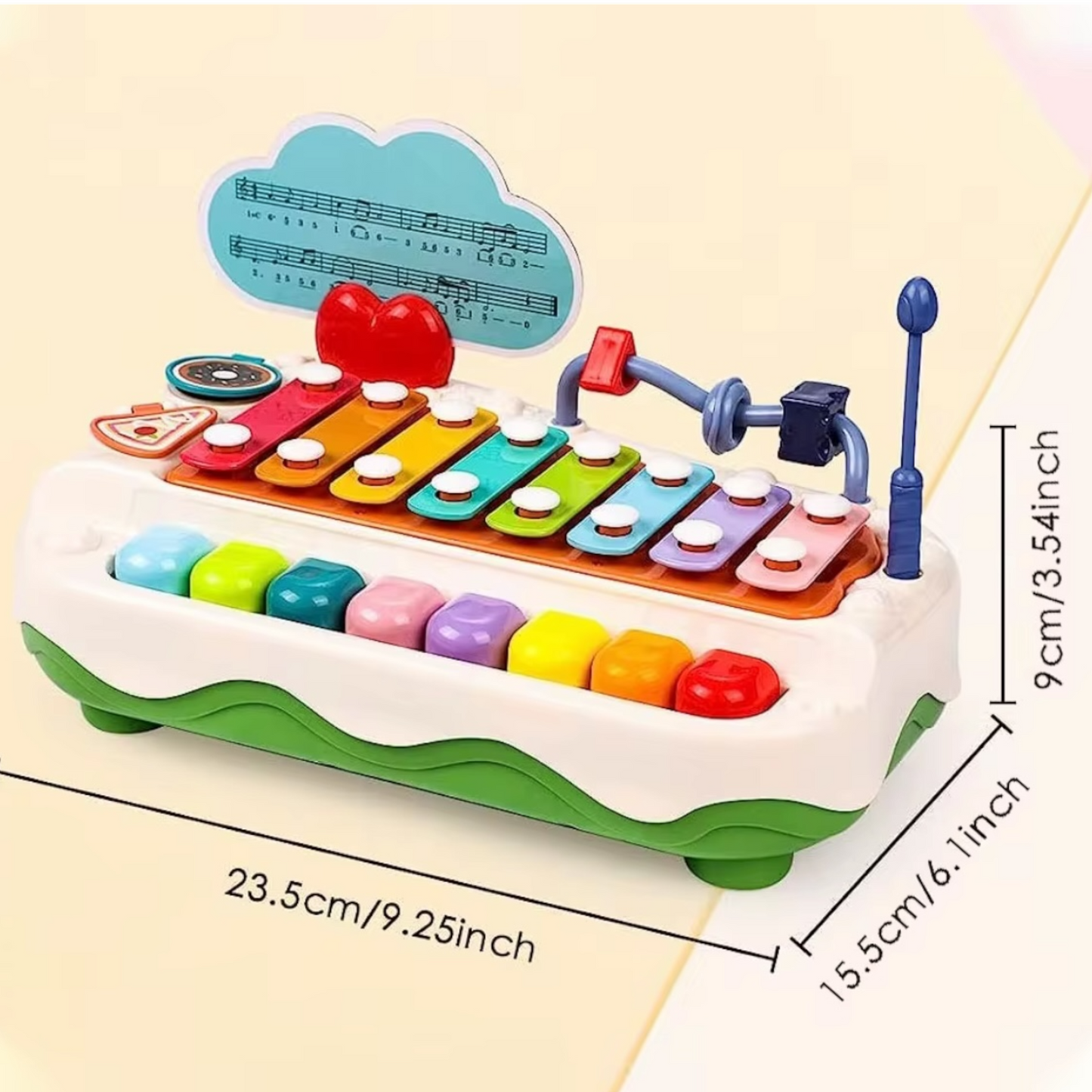 Xilófono para bebés 6m+