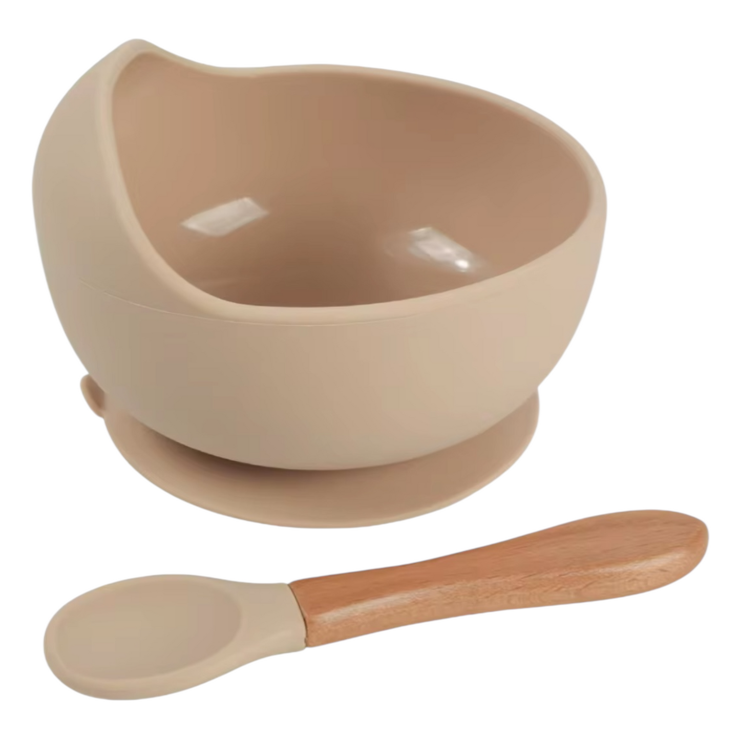 Bowl o tazón de silicona con cuchara