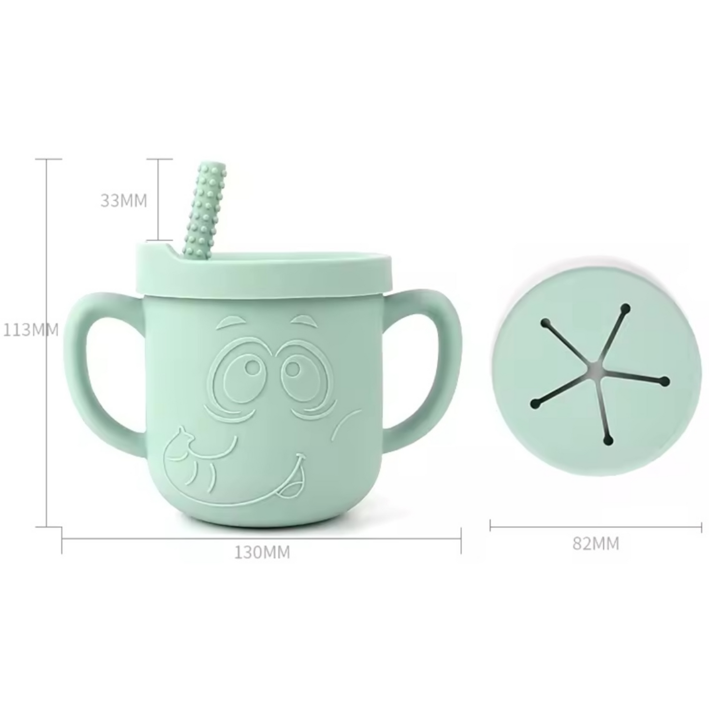 Vaso de silicona multifuncional 250ml