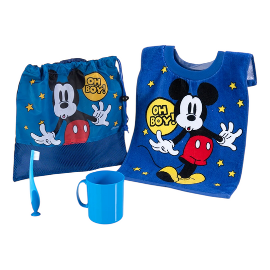 Set toalla, bolso, taza y cepillo Mickey