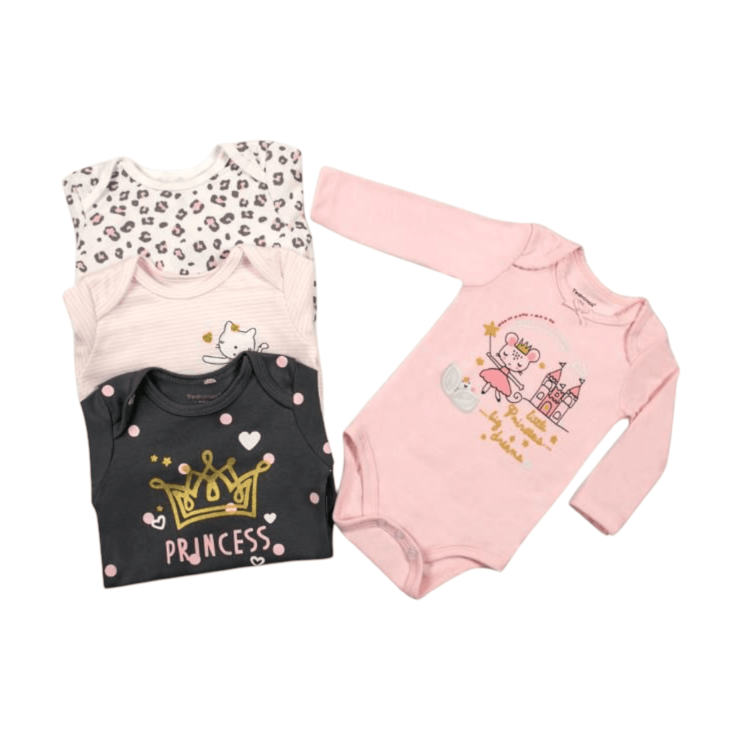 Set de 4 bodys, Ratoncita - Palimu