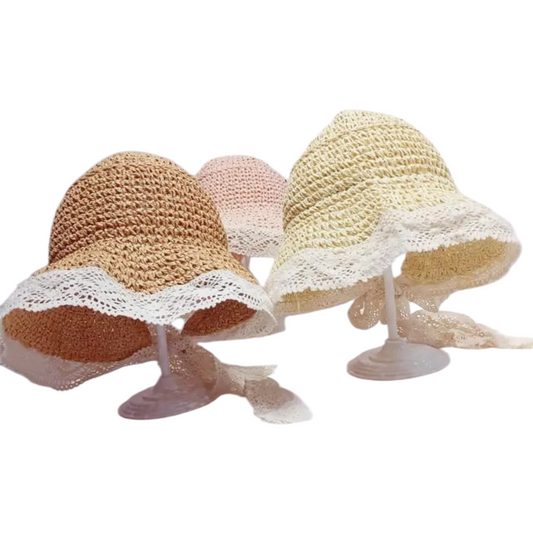Sombrero tejido para niñas