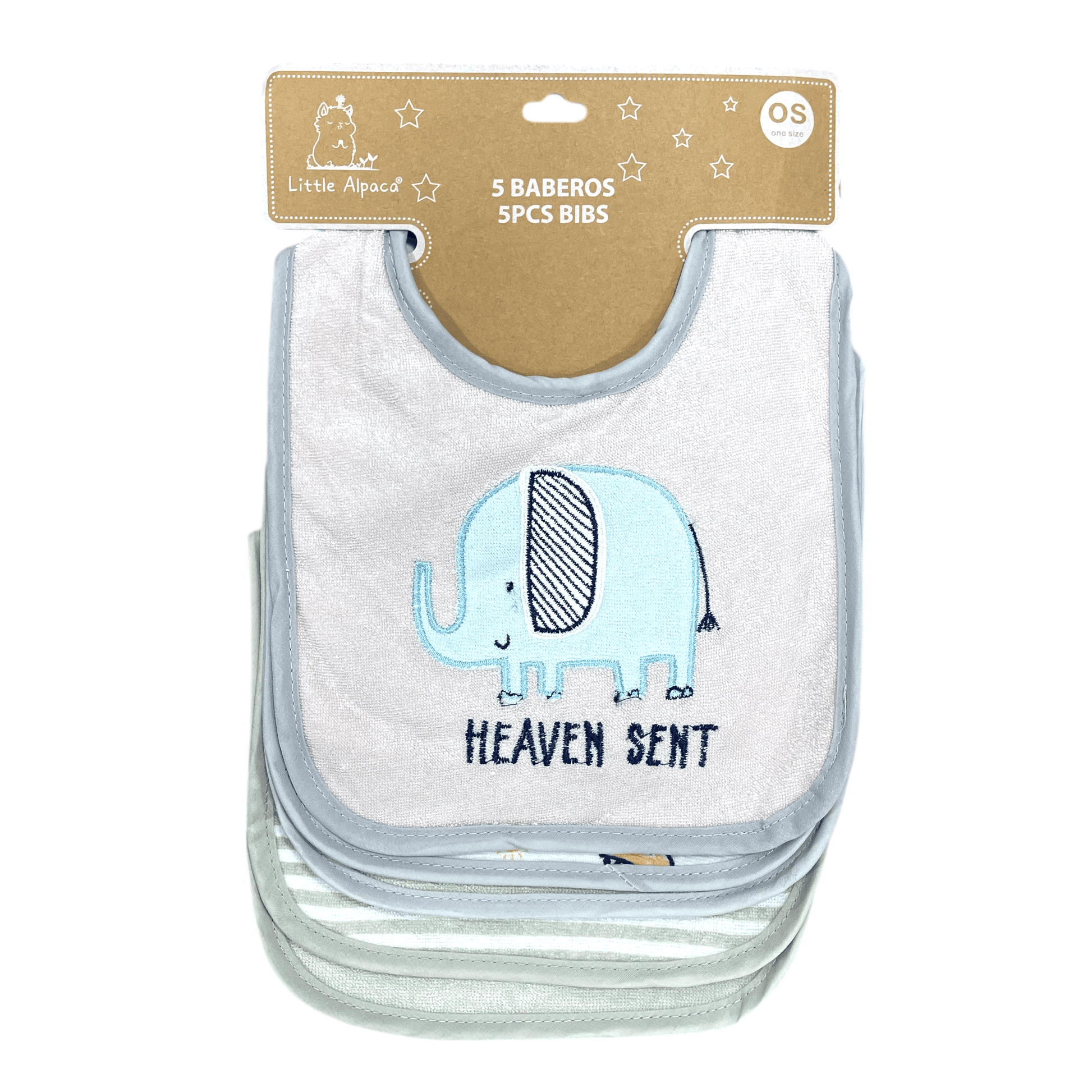Set de 5 baberos - Palimu