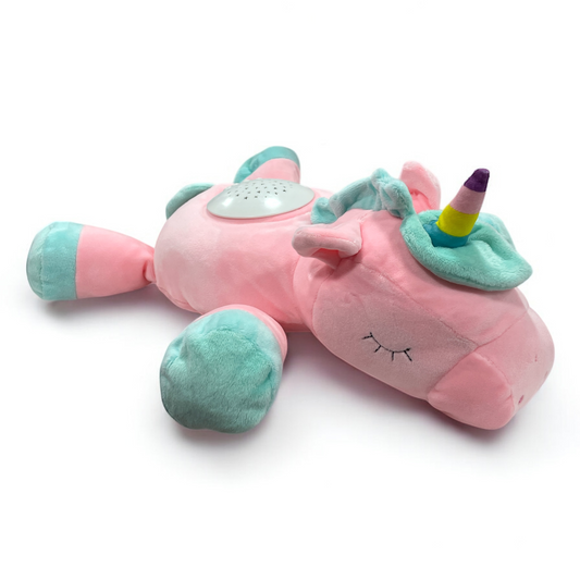 Peluche espantacuco con musica unicornio