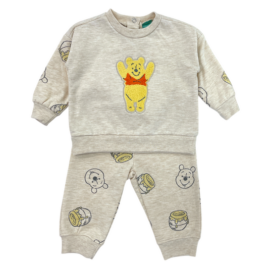 Conjunto de buzo Winnie Pooh, Beige