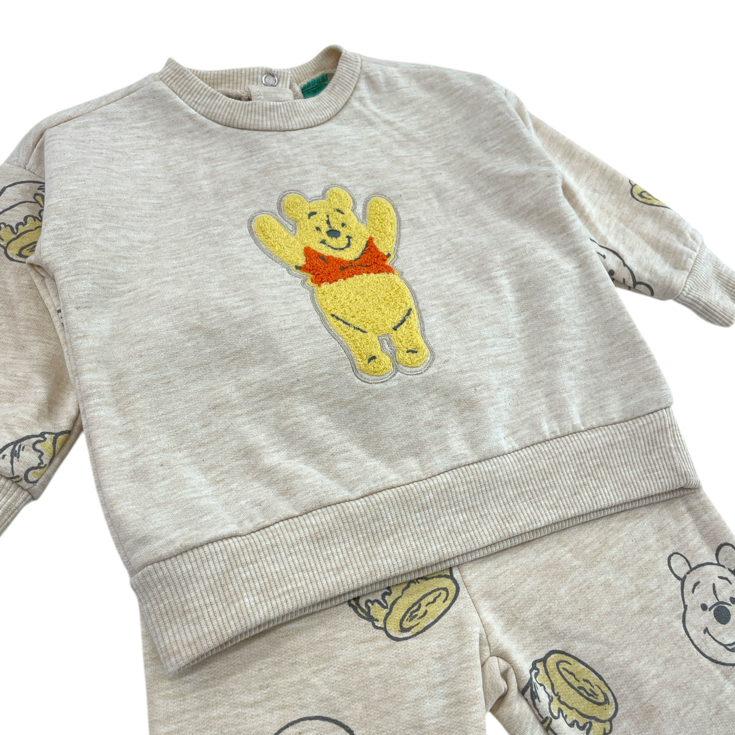 Conjunto de buzo Winnie Pooh, Beige