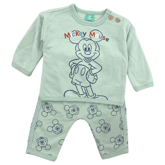Conjunto de buzo Mickey, Verde agua