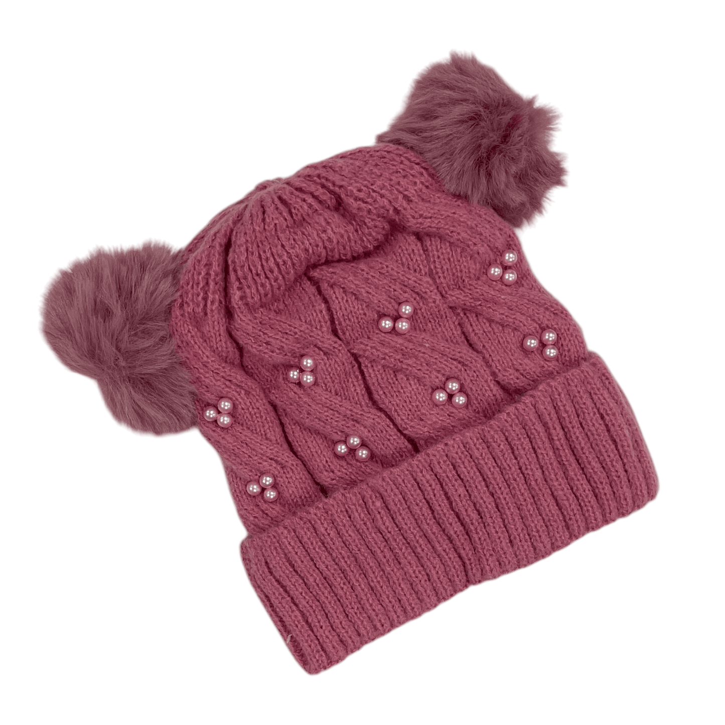 Gorro pompom perlas - Palimu
