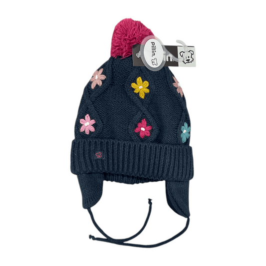 Gorro azul flores Pillin - Palimu