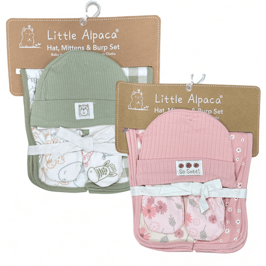 Set Gorro, mitones y 2 tutos para babitas - Palimu