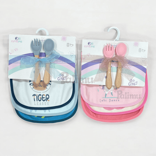 Set de 3 baberos con cubiertos - Palimu