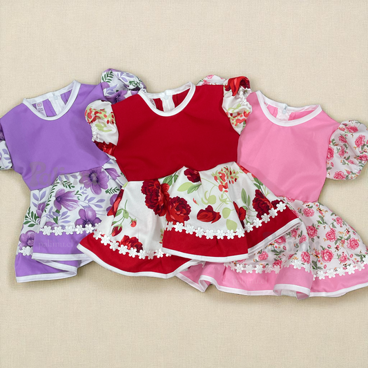 Vestido de huasa bebé